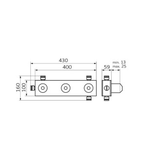Скрытая часть смесителя GRB Incool 90005000