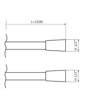 Душевой шланг GRB Incool 00050032