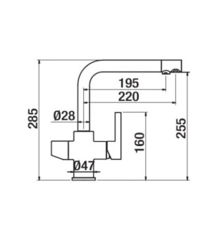 Смеситель GRB Kitchen 51831512