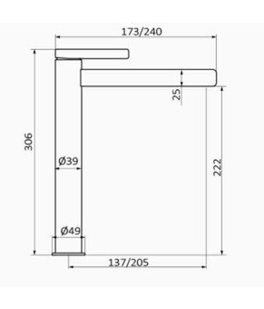 Смеситель GRB Axis 74511742