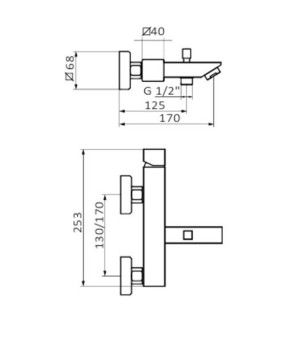 Змішувач GRB Kala 60225601