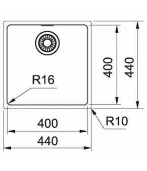 Кухонная мойка Franke Maris MRX 210-40 из нержавеющей стали 127.0598.745