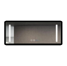 купить недорого Дзеркало Dusel LED DE-M1041 75х120 см з годинником 610419