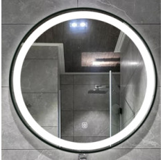 купити недорого Зеркало Dusel LED DE-M2071D Silver с часами 620716