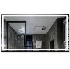 купить недорого Зеркало Dusel LED DE-M0061S1 Black 70х90 см
