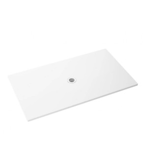 Поддон прямоугольный, камень 120x100x2,5 см Polimat FRESCO 00460 матовый