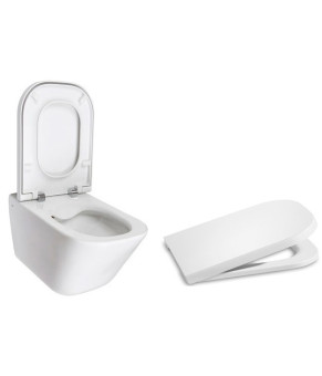 Комплект Grohe Rapid SL 3 в 1 3884000G, клавиша 38732000, унитаз Roca Gap A34H47C000