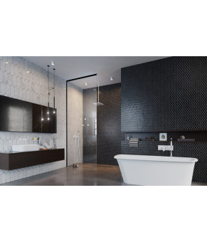 Душевая перегородка 10 мм Radaway Modo X Black II 85 389285-54-01