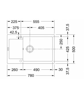 Кухонная мойка Franke Maris MRG 611-78XL Оникс 114.0374.920