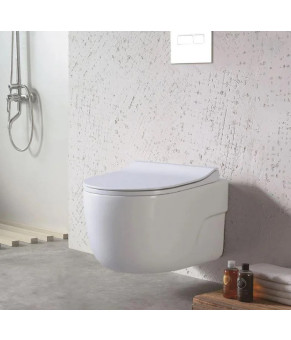 Комплект: инсталляция Grohe 38772001, панель Grohe 38732000, унитаз Dusel DWHT10201230R