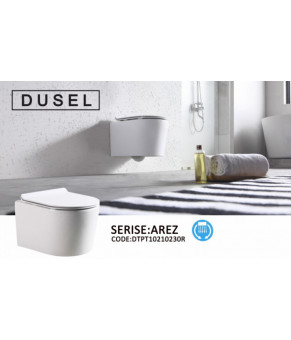 Комплект: инсталляция Geberit 458.103.00.1, панель Geberit Delta 50 хром, унитаз Dusel DWHT10210230R