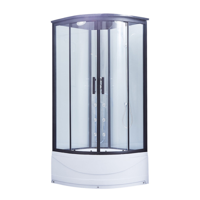 Гидромассажный бокс Lidz Majatek SBM100x100.BLA.HIGH.TR