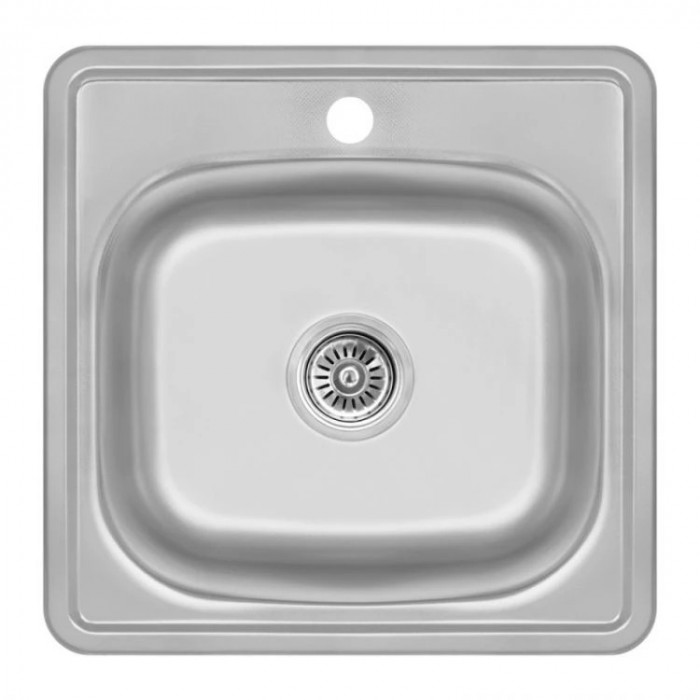 Кухонна мийка Lidz 4848 Decor 0,6 мм (LIDZ4848DEC06)