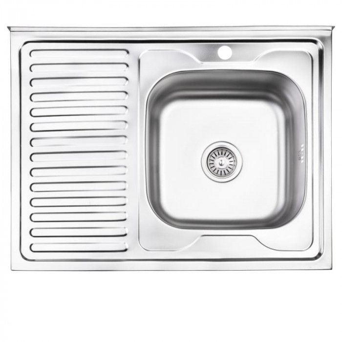 Кухонне миття Lidz 6080-R Decor 0,8 мм (LIDZ6080RDEC08)