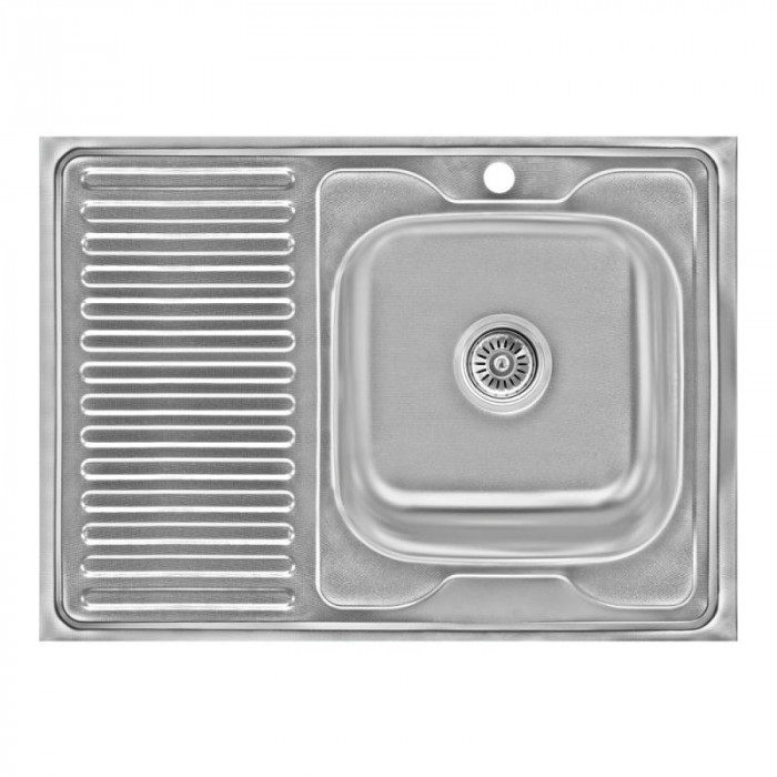 Кухонне миття Lidz 6080-R Decor 0,6 мм (LIDZ6080RDEC06)