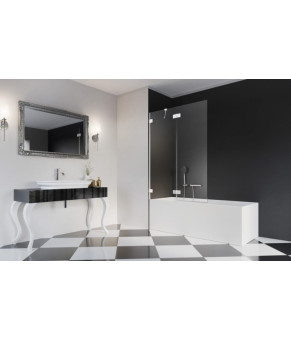 Шторка для ванны Radaway Essenza Pro White PND II 100 10102100-04-01