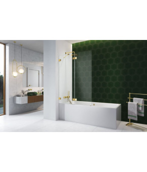 Шторка для ванны Radaway Essenza Pro Gold PND II 130 10102130-09-01