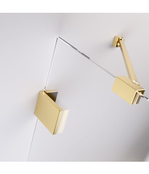 Шторка для ванны Radaway Essenza Pro Gold PND II 140 10102140-09-01