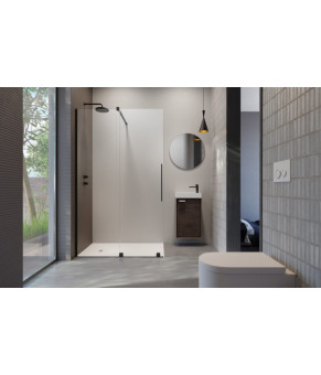 Неподвижное стекло фронтальной части Radaway Furo Black Walk-in 10110794-01-01