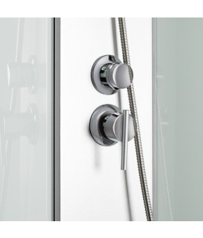 Душевой бокс Lidz Tani SB90x90.SAT.LOW.FR Frost 90x90см (LTSB9090SATLOWFR)