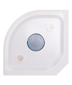 Душевой бокс Lidz Tani SB90x90.SAT.LOW.FR Frost 90x90см (LTSB9090SATLOWFR)