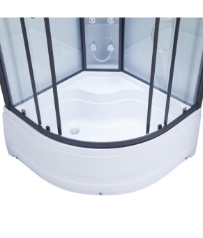 Гидромассажный бокс Lidz Majatek SBM100x100.BLA.HIGH.TR