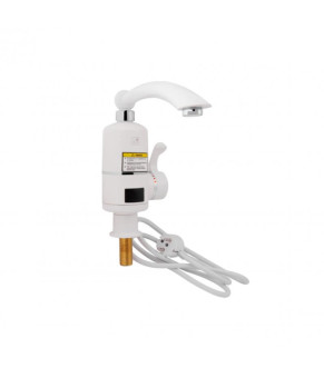 Проточный кран-водонагреватель Lidz Warm 057 LDWAR057WCR24983 White / Chrome
