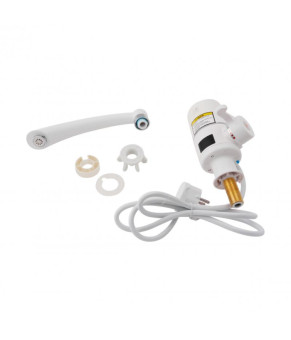 Проточный кран-водонагреватель Lidz Warm 057 LDWAR057WCR24983 White / Chrome