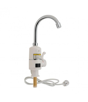 Проточний кран-водонагрівач Lidz Warm 056 White / Chrome (LDWAR056WCR24984)