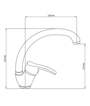 Смеситель для кухни Lidz (BLA)-20 38 008 03