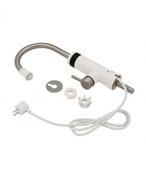 Проточный кран-водонагреватель Lidz Warm 059 White / Nickel (LDWAR059WNK35878)