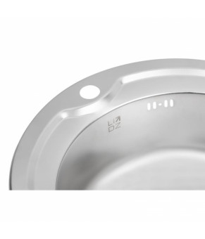Кухонная мойка Lidz 510-D Decor 0,6 мм (LIDZ510D06DEC)