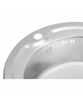 Кухонная мойка Lidz 510-D Satin 0,8 мм (LIDZ510DSAT)