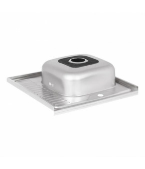 Кухонная мойка Lidz 6060-R Decor 0,8 мм (LIDZ6060RDEC08)