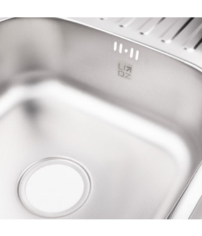 Кухонная мойка Lidz 6950 Decor 0,8 мм (LIDZ6950DEC08)