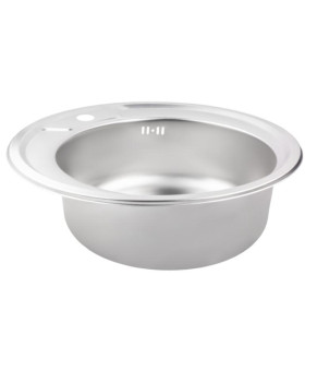 Кухонная мойка Lidz 490-A Micro Decor 0,8 мм (LIDZ490ADEC)