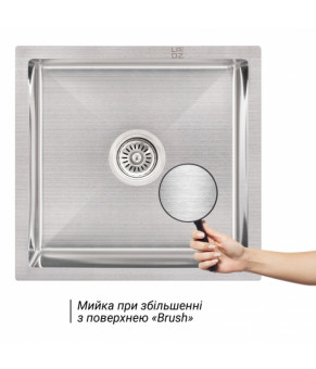 Кухонная мойка Lidz H4745 Brush 3.0/1.0 мм (LIDZH4745BRU3010)
