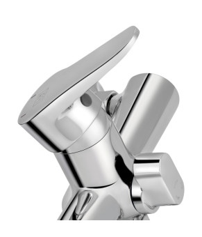 Смеситель для ванны Lidz Nicole 006 с поворотным изливом и душевым гарнитуром (LDNIC006CRM22139) Хром