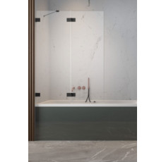 купити недорого Шторка для ванны Radaway Essenza Pro Black PND II 130 10102130-54-01