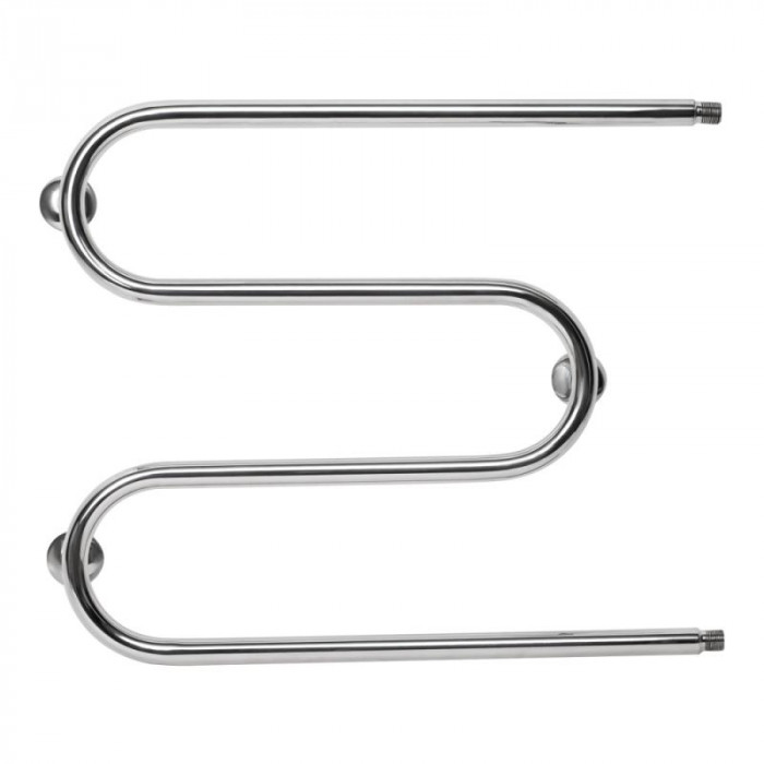 Водяний сушка для рушників Lidz Snake (CRM) D25х1/2" 500x600