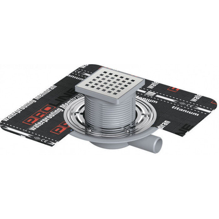Двухкорпусный трап 10х10 см Maxiflow 5021.MY050.10.1