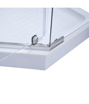 Душевая кабина Lidz Dozorca SC90x90.CRM.LOW.TR, стекло прозрачное 6 мм (SD00039823)