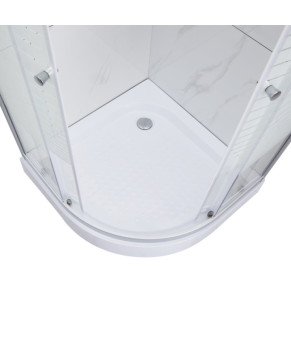 Душевая кабина Lidz Wieza SC80x80.SAT.LOW.L Linie