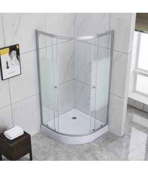 Душевая кабина Lidz Wieza SC80x80.SAT.LOW.L Linie