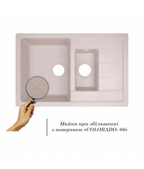 Кухонная мойка Lidz 780x495/200 COL-06 (LIDZCOL06780495200)