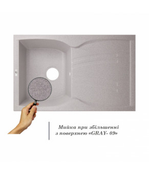 Кухонная мойка Lidz 790x500/200 GRA-09 (LIDZGRA09790500200)