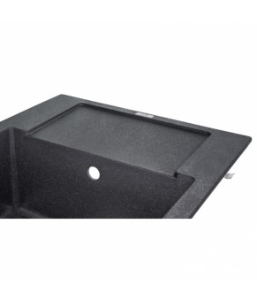 Кухонная мойка Lidz 625x500/200 BLA-03 (LIDZBLA03625500200)