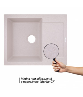 Кухонная мойка Lidz 625x500/200 MAR-07 (LIDZMAR07625500200)