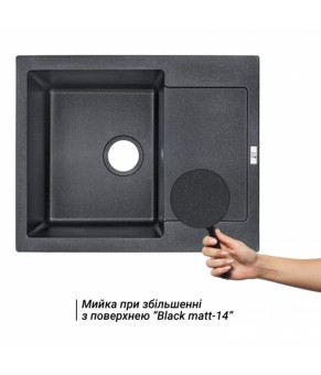 Кухонная мойка Lidz 625x500/200 BLM-14 (LIDZBLM14625500200)