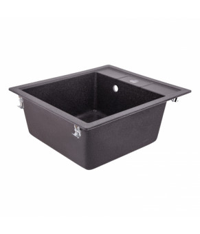 Кухонная мойка Lidz GRF-13 Графит 460x515 мм (LIDZGRF13460515200)